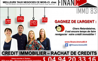 Les meilleurs taux immobiliers négociés à Toulon